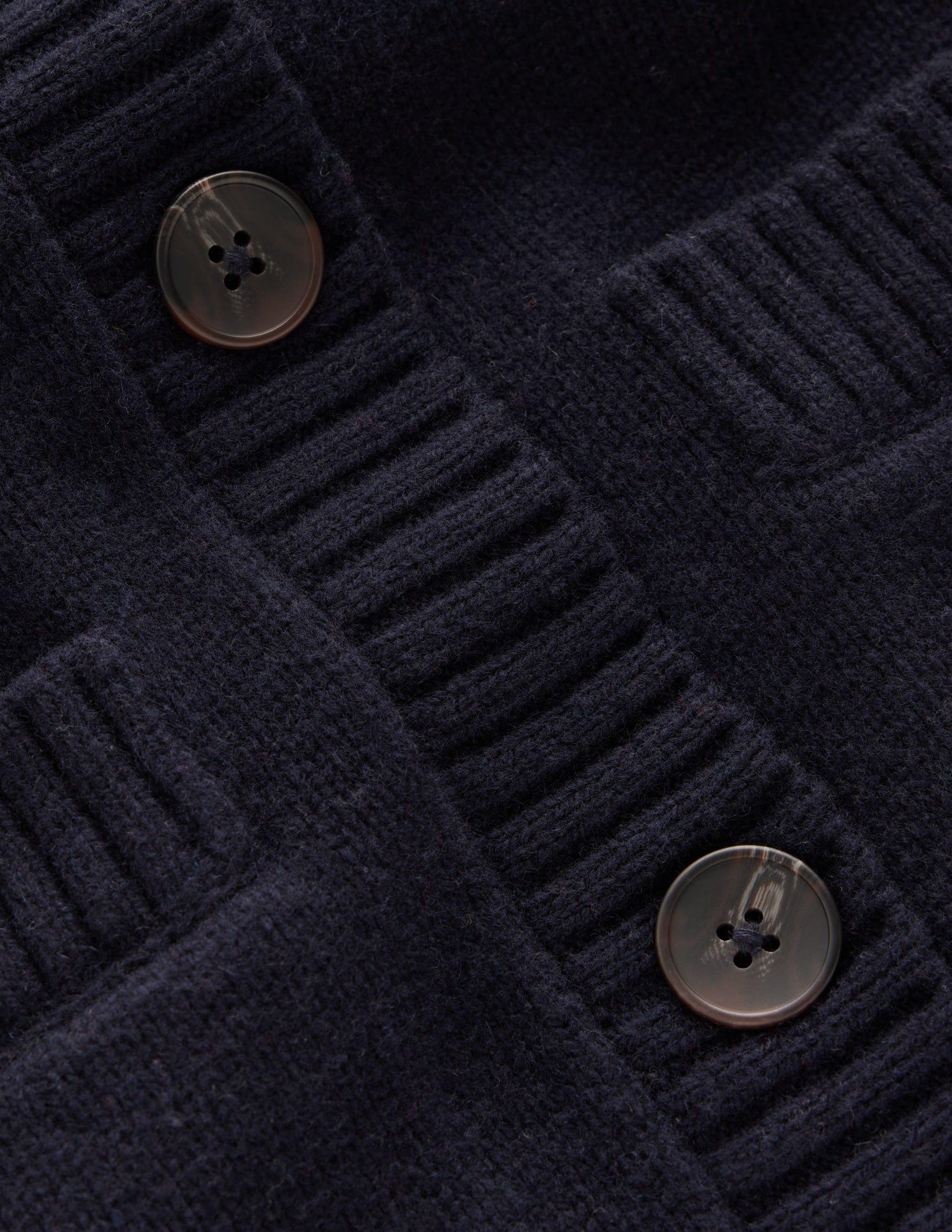 Marta Merino Wool Waistcoat-Navy-9