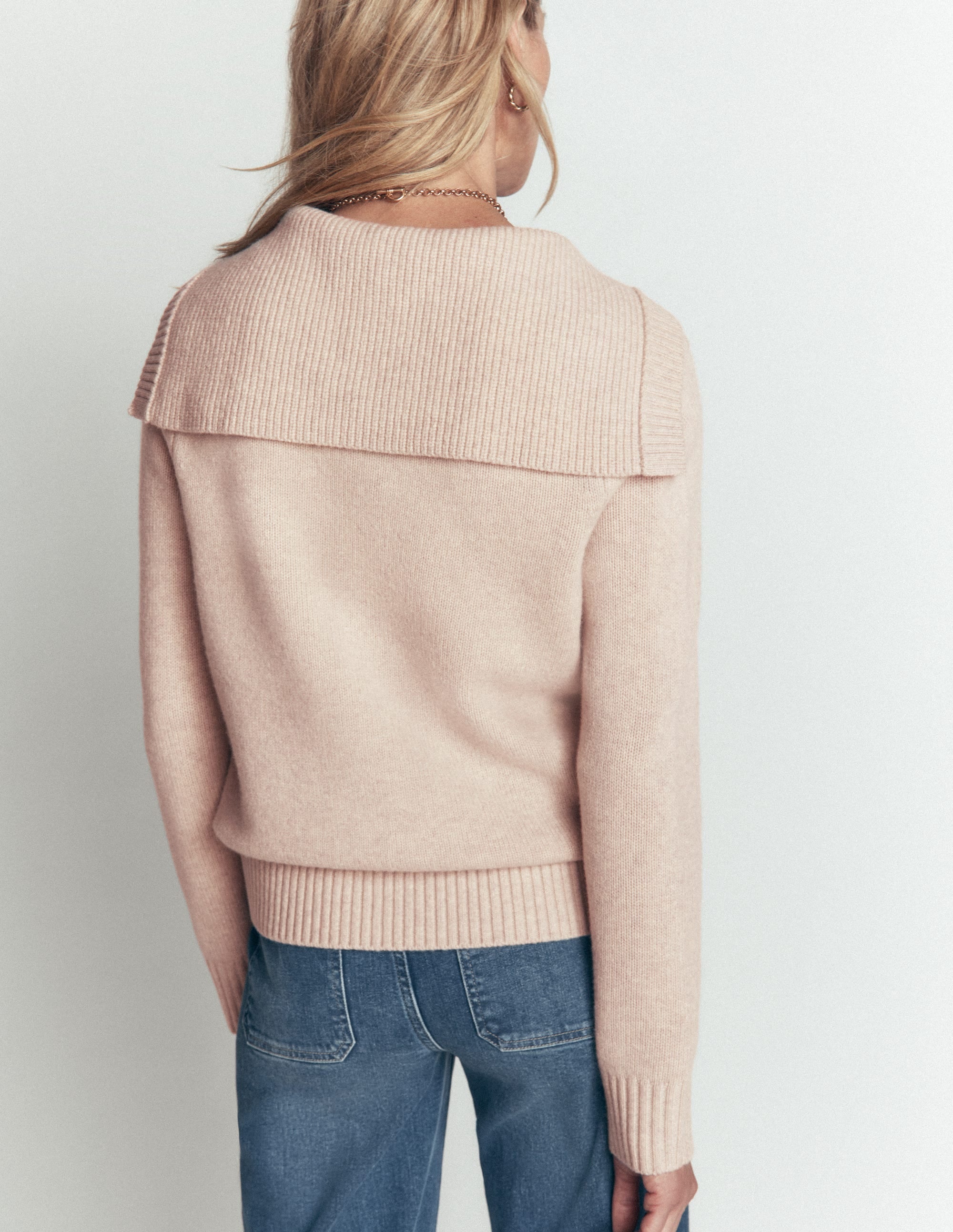 Marta Merino Wool Sailor Top-Barley - Image 3