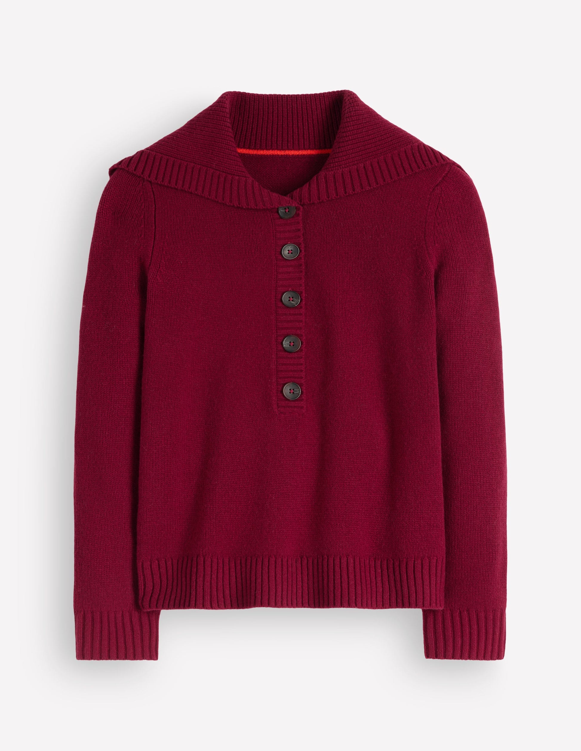 Marta Merino Wool Sailor Top-Pinotage-7