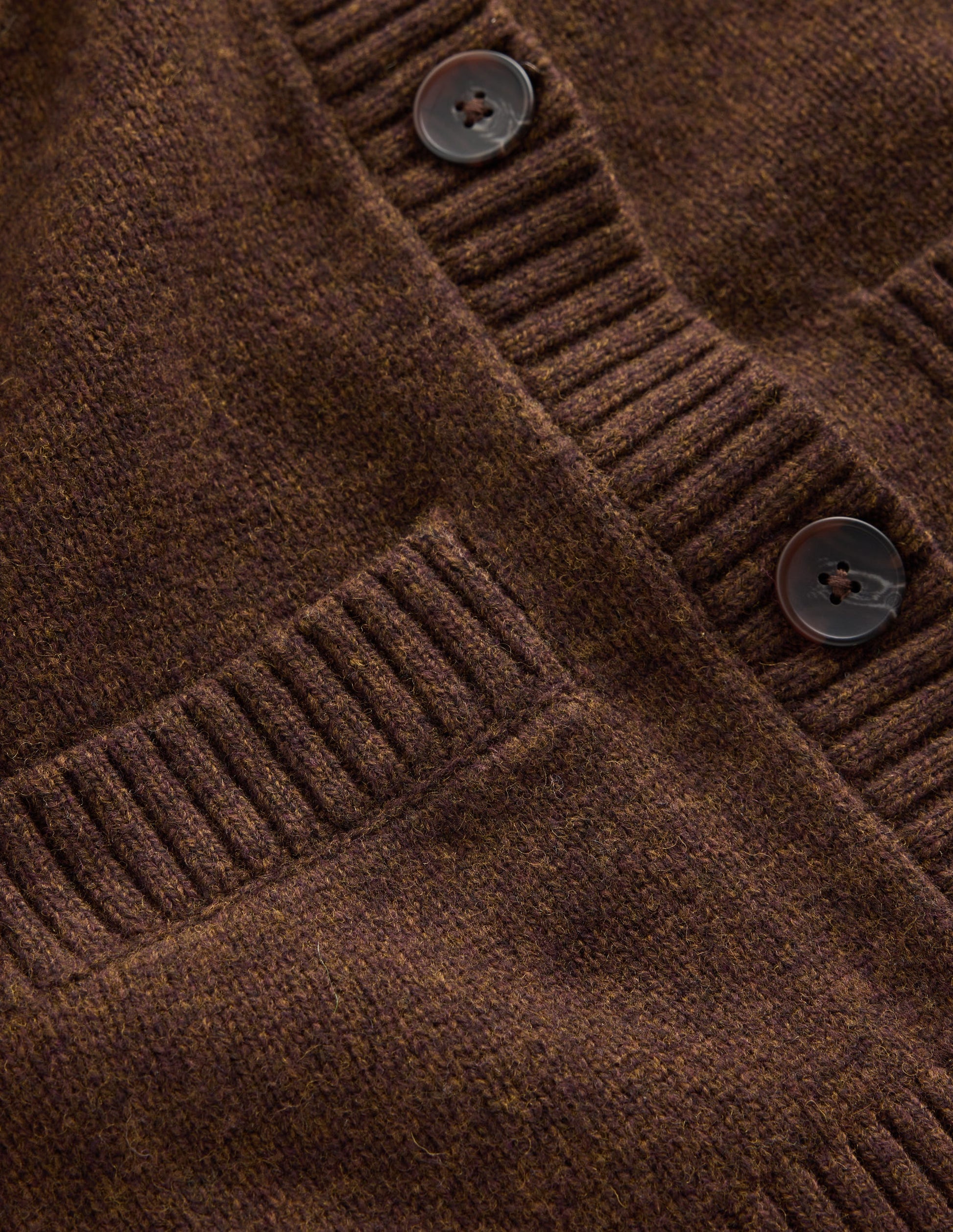 Marta Merino Wool Cardigan-Raw Umber-7