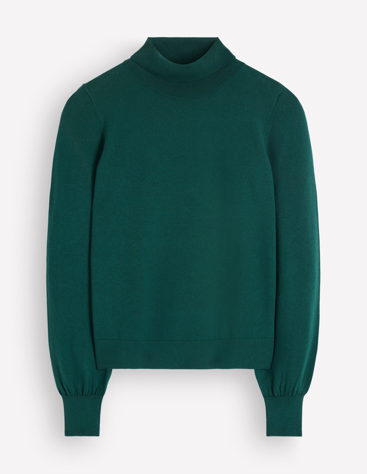 Camilla Roll Neck Jumper-Midnight Teal - Image 5