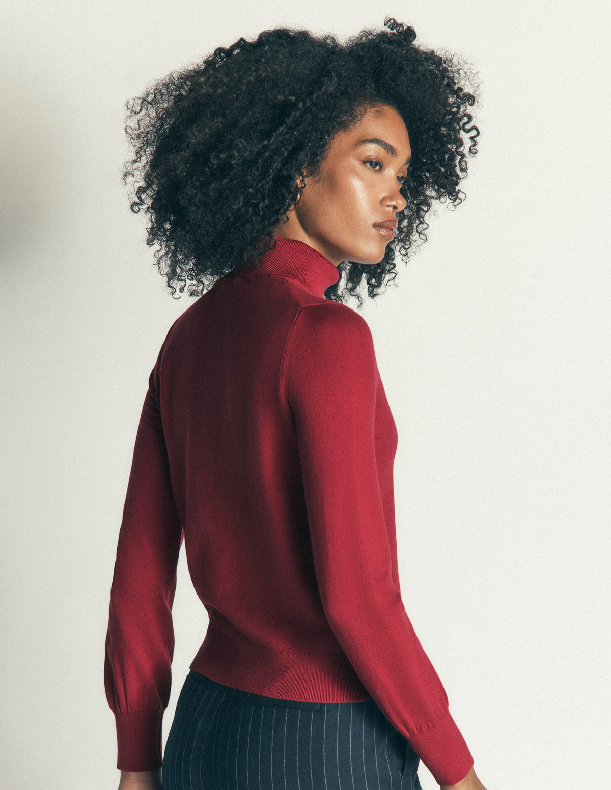 Camilla Roll Neck Jumper-Red Earth-3