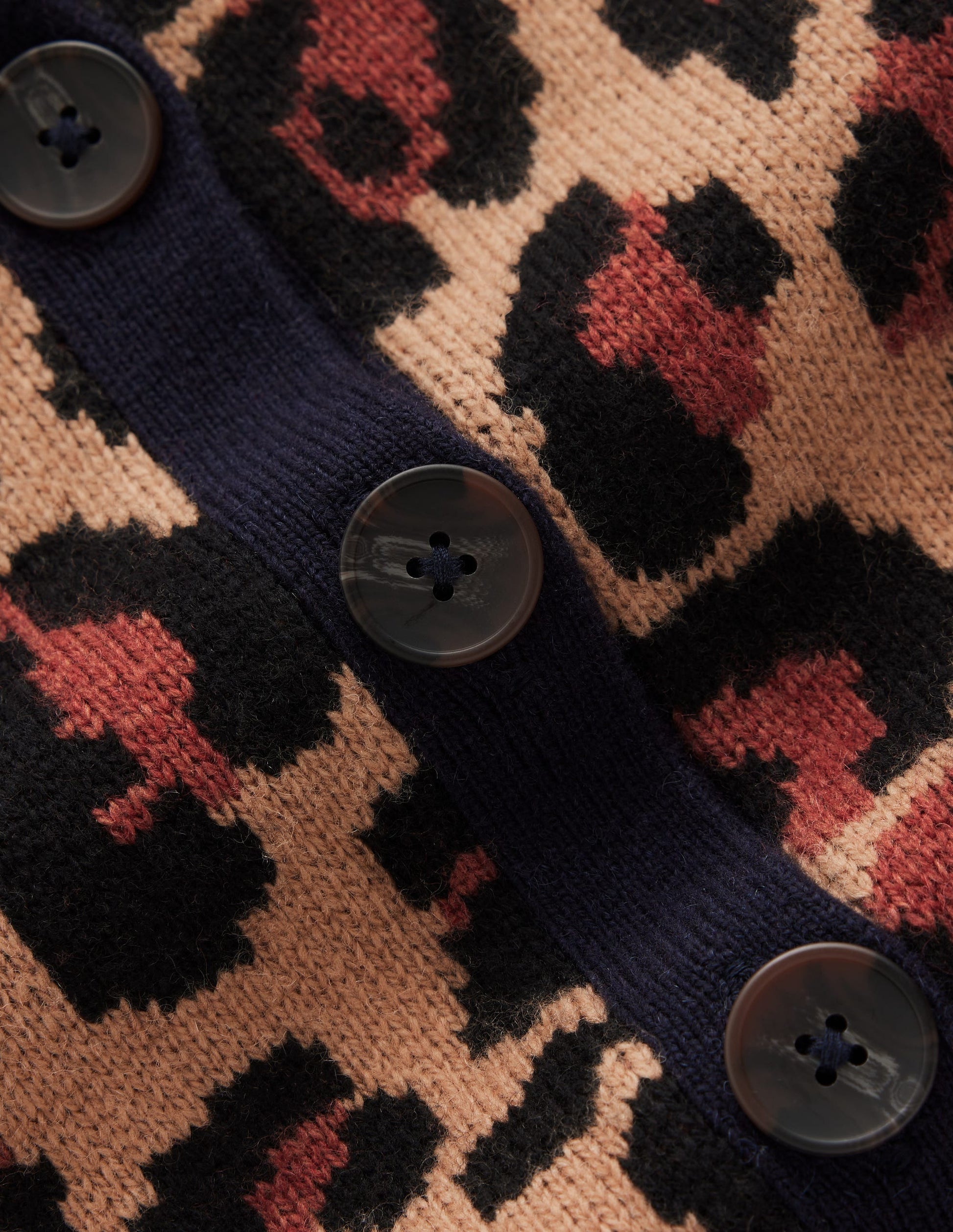 Jemma Jacquard Knit Cardigan-Leopard Hotch-7