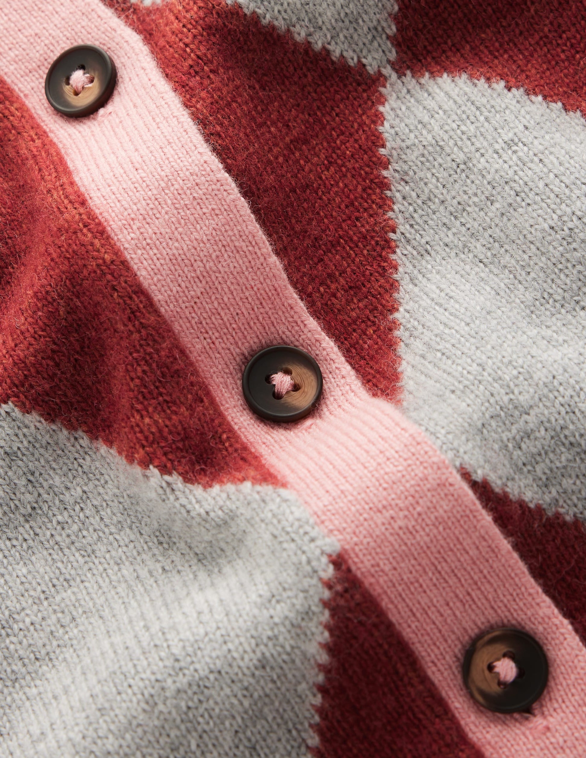 Ariadne Wool Blend Cardigan-Brown Argyle-8