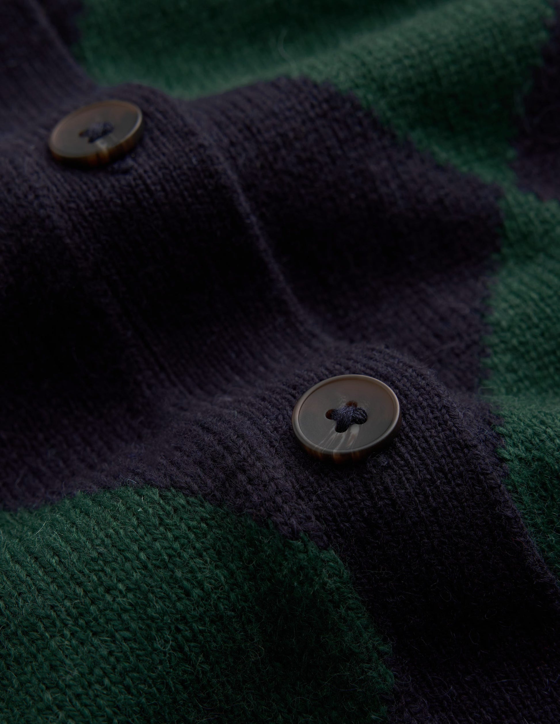 Ariadne Wool Blend Cardigan-Navy Argyle-7