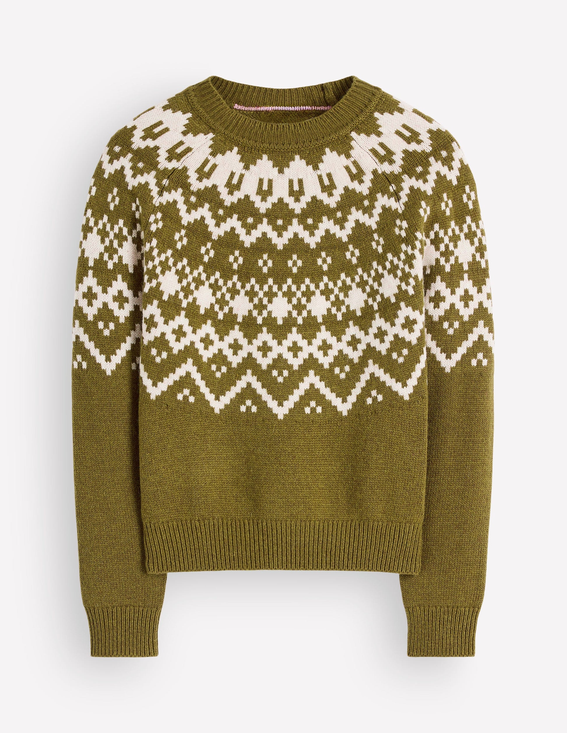 Mae Fair Isle Knitted Jumper-Cross Country-9
