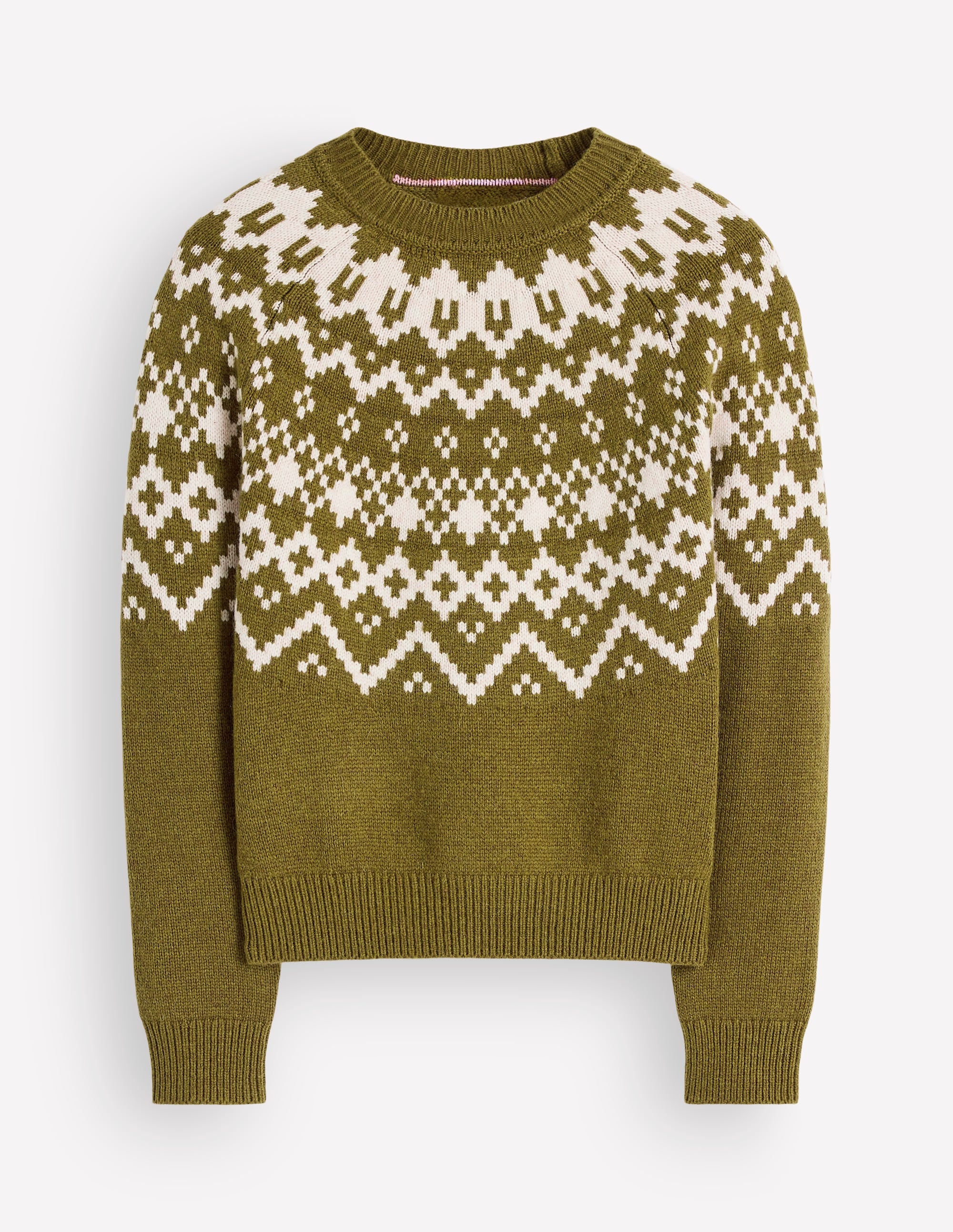 Mae Fair Isle Knitted Jumper-Cross Country - Image 8