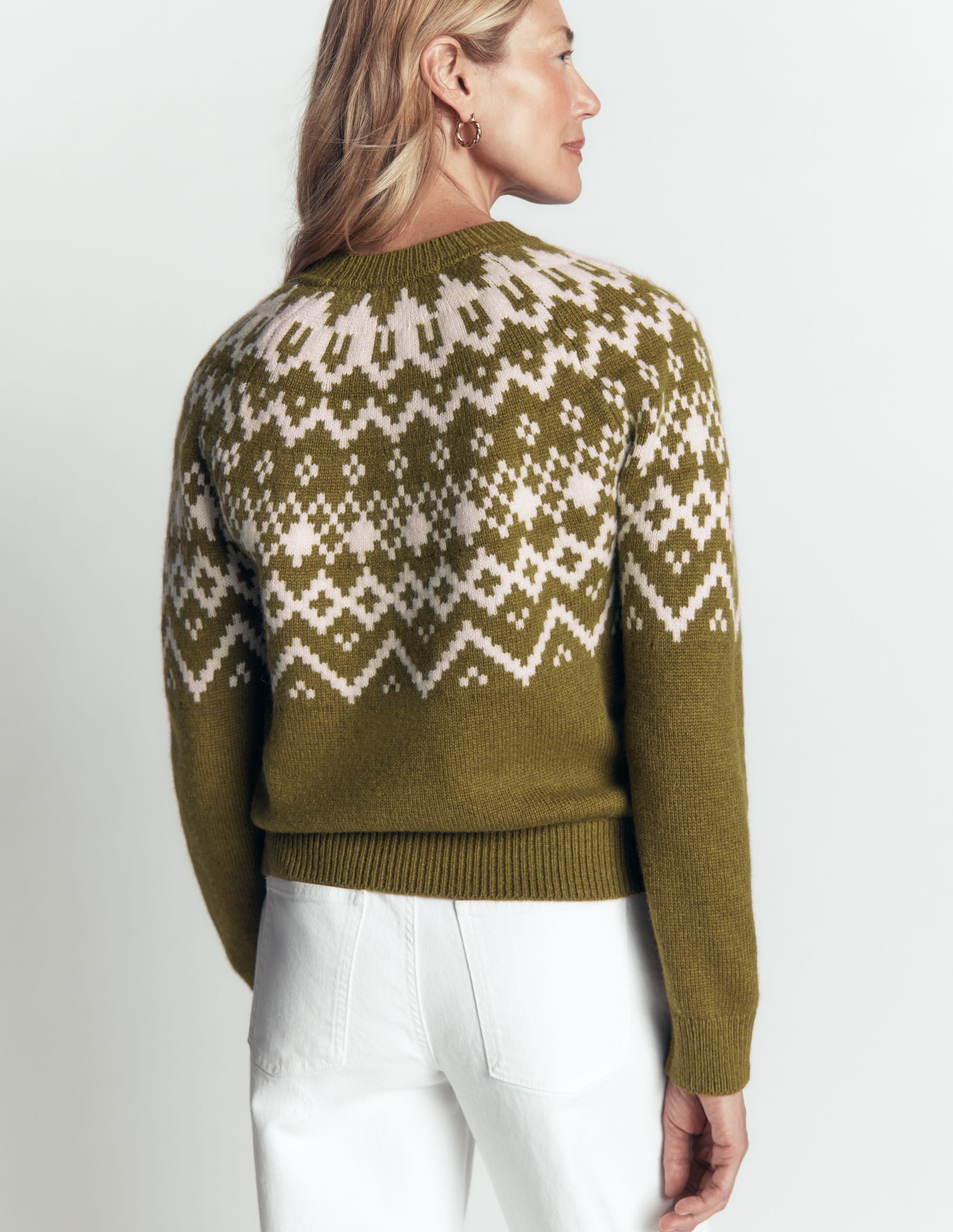 Mae Fair Isle Knitted Jumper-Cross Country - Image 4