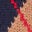 Embellished Jacquard Jumper-Camel Melange Argyle