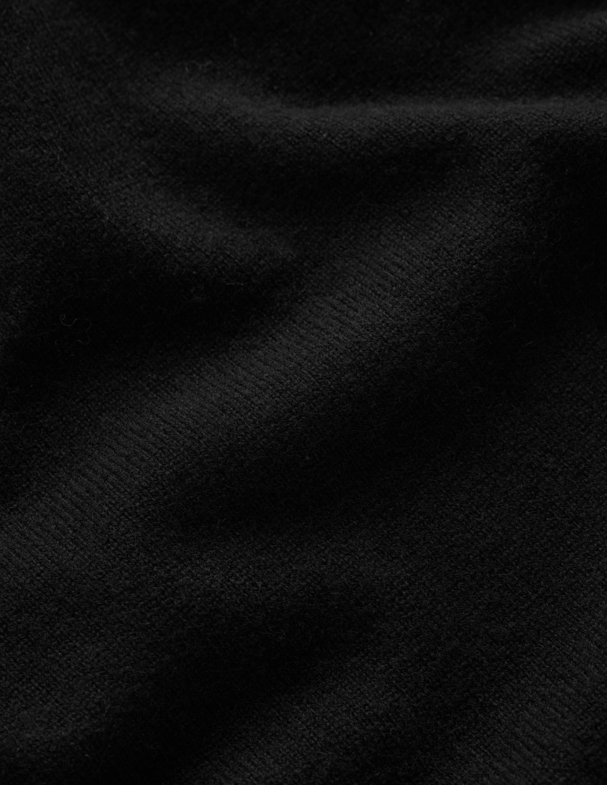Elsie Cashmere Roll Neck-Black - Image 6