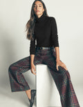 Elsie Cashmere Roll Neck-Black
