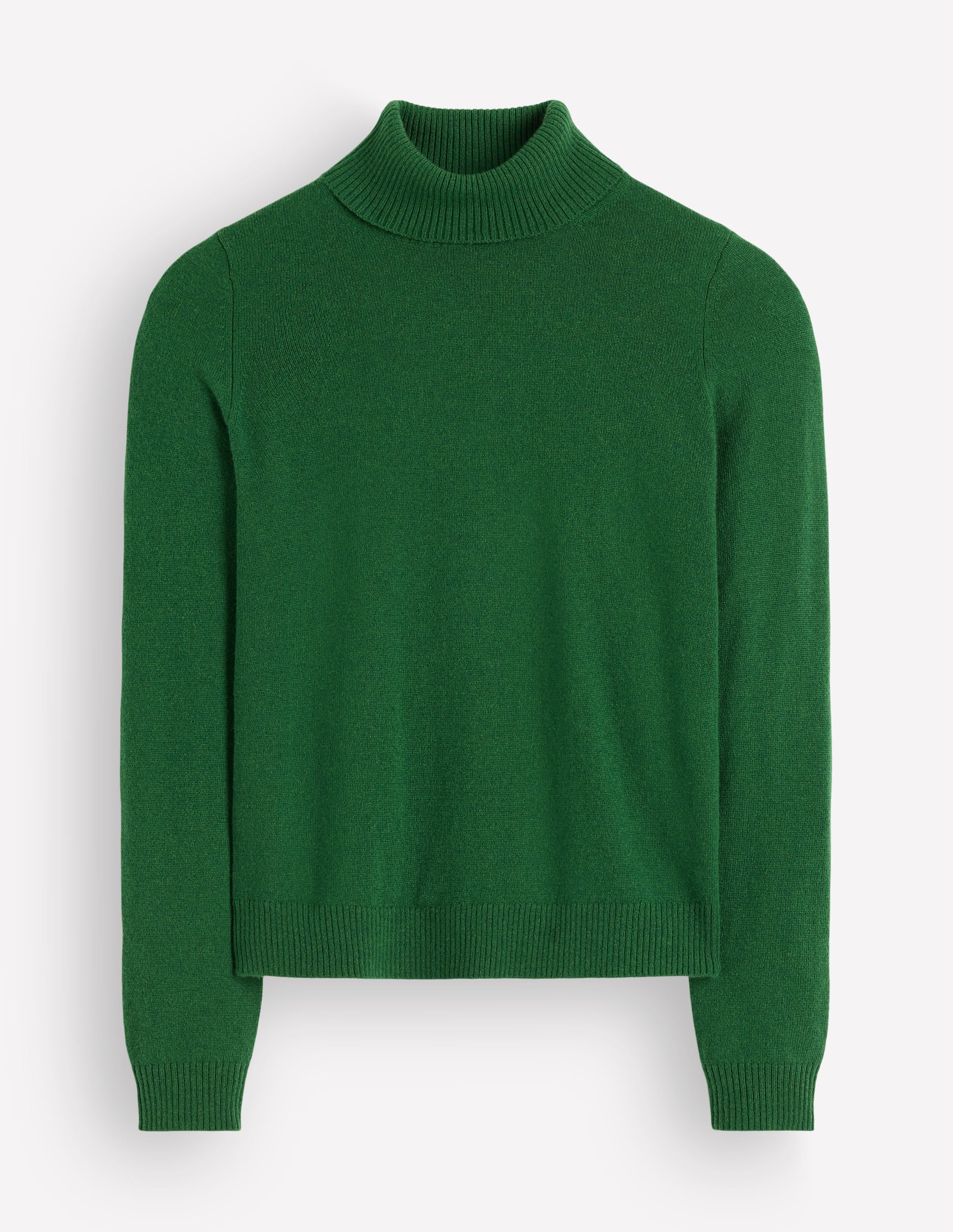 Elsie Cashmere Roll Neck-Fresh Green - Image 6