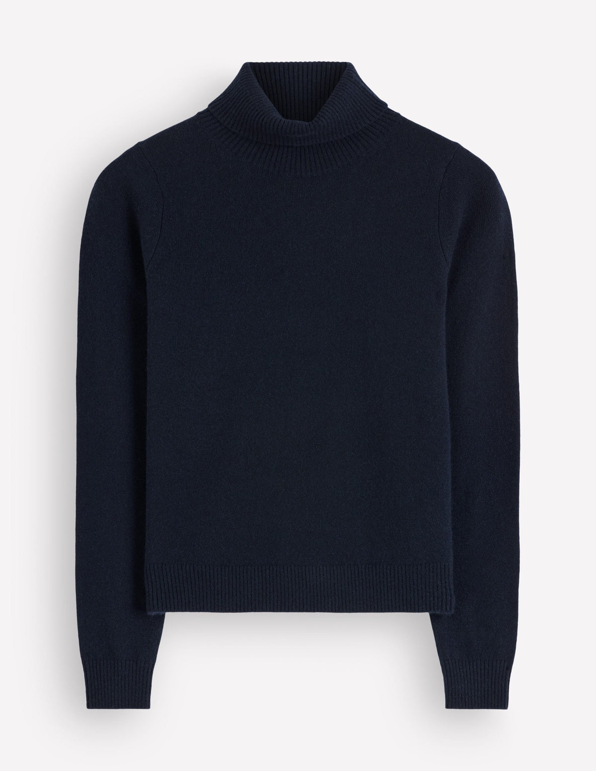 Elsie Cashmere Roll Neck-Navy - Image 7