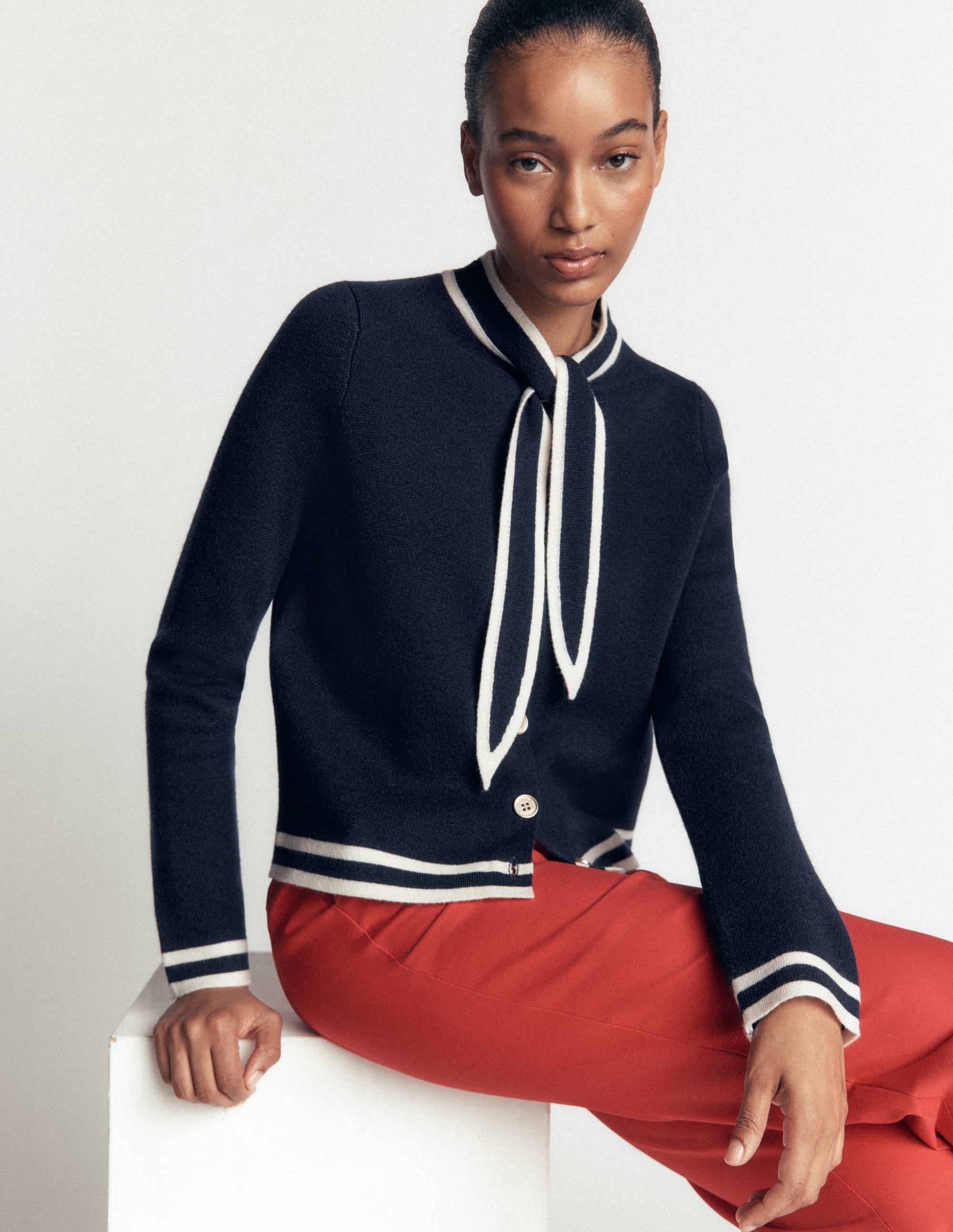 Tie Milano Jacket-Navy - Image 2