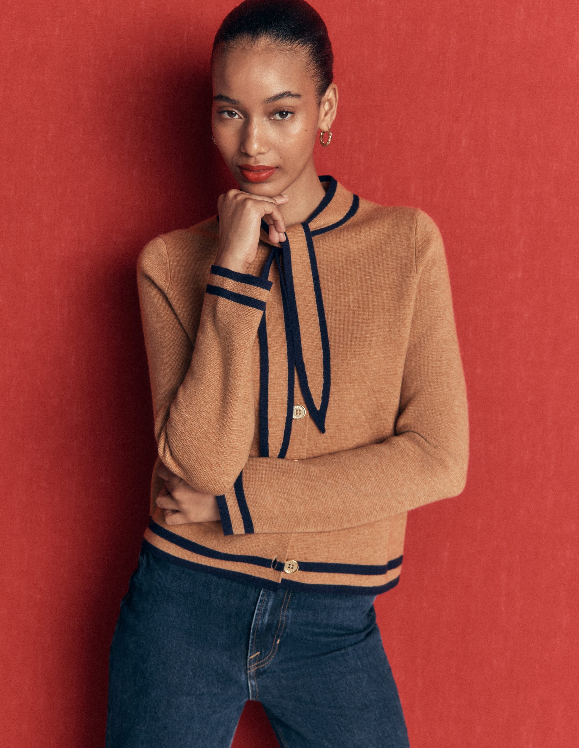 Tie Milano Jacket-Camel - Image 1