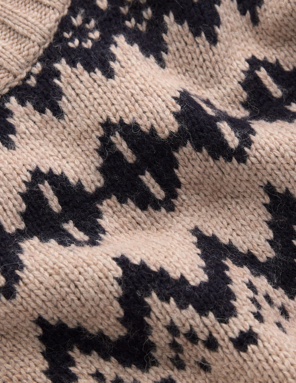 Chunky Fair Isle Jumper-Chinchilla Melange, Fair Isle - Image 9