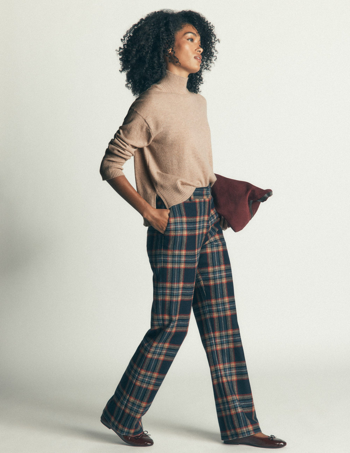 Fay High Neck Cashmere Jumper-Chinchilla Melange - Image 4
