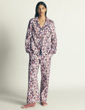 Cotton Pyjama Trousers-White Peacock