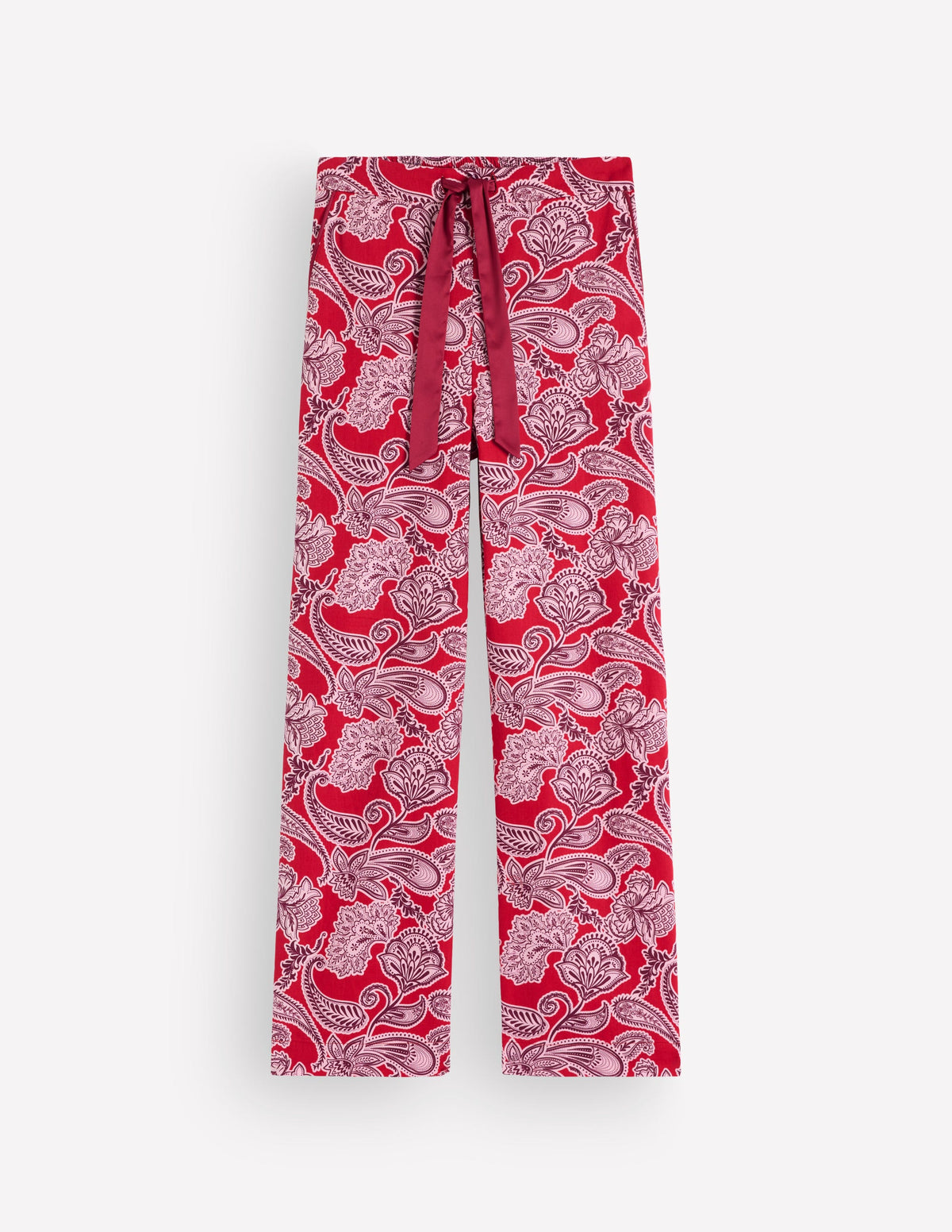 Cotton Pyjama Trousers-Red Floral - Image 5