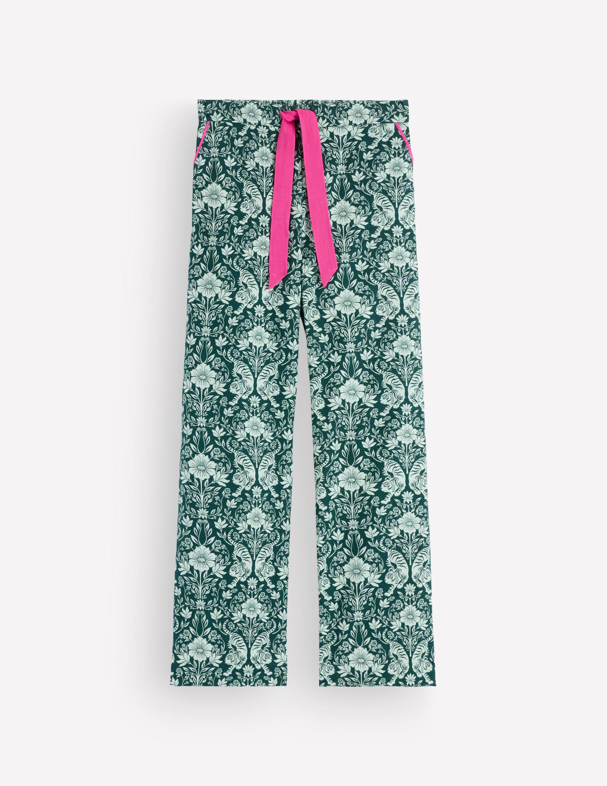 Brushed Cotton Pyjama Trousers-Flourishing Tiger-5