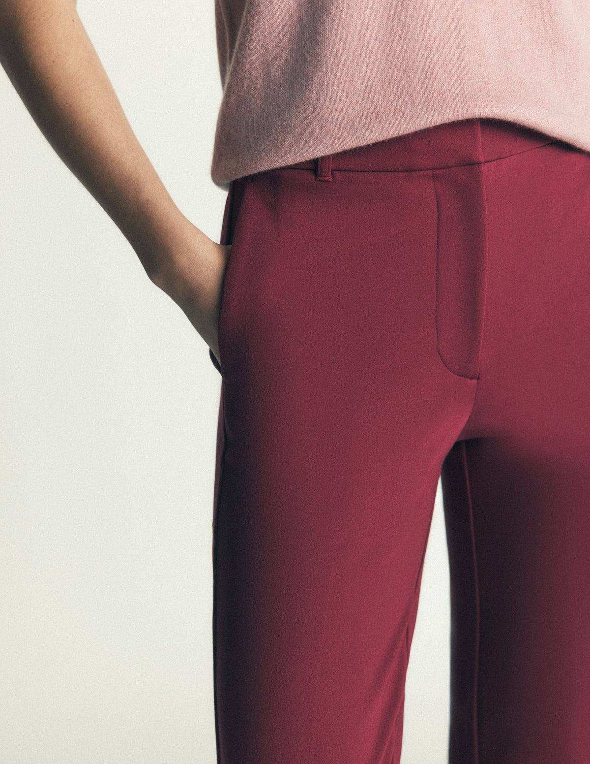 Highgate Ponte Trousers-Deep Wisteria - Image 2