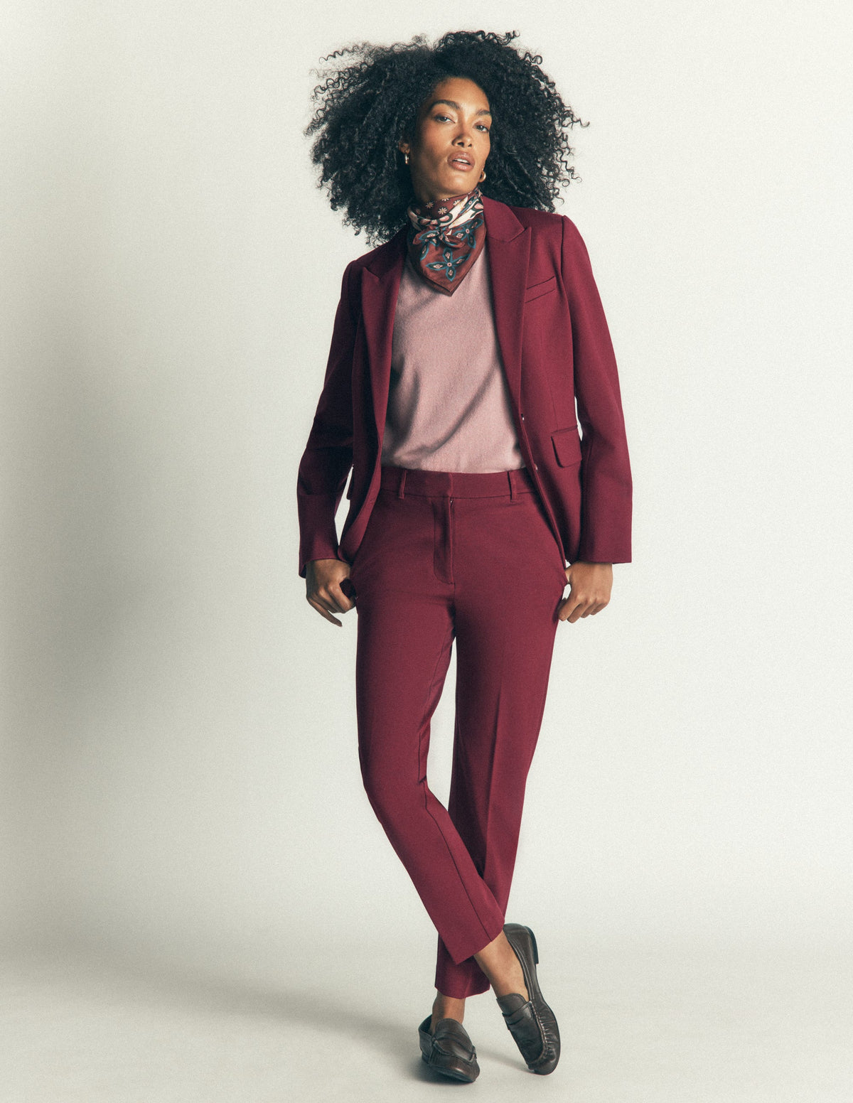 Highgate Ponte Trousers-Deep Wisteria-6