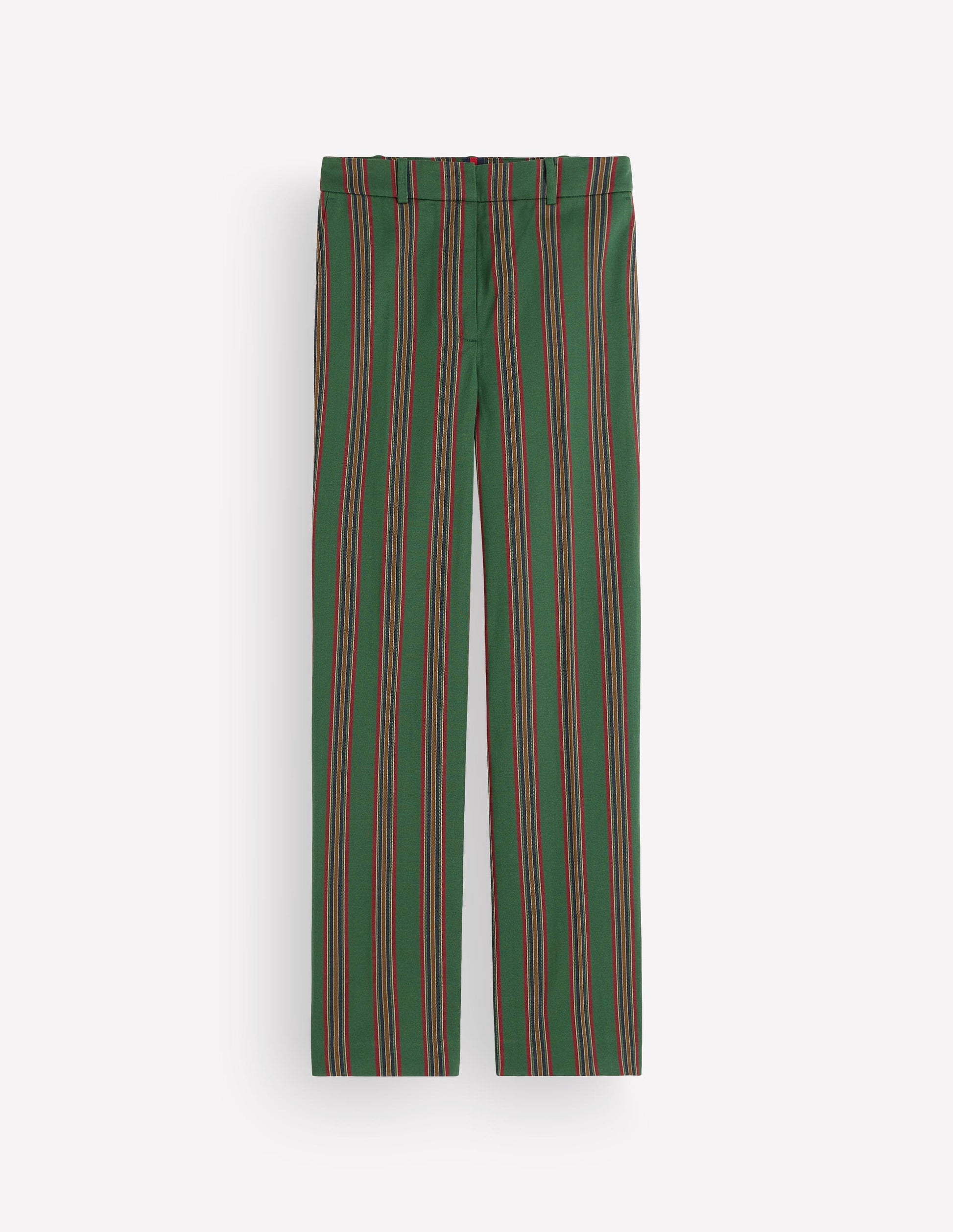 Canonbury Tailored Trousers-Green Stripe-9