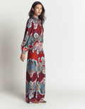 Belgravia Occasion Trousers-Multi, Popping Paisley
