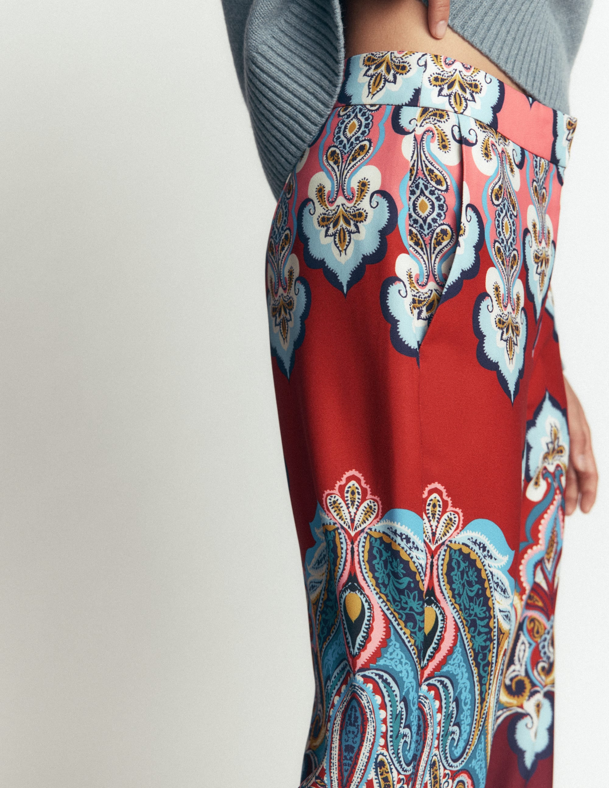 Belgravia Occasion Trousers-Multi, Popping Paisley - Image 2