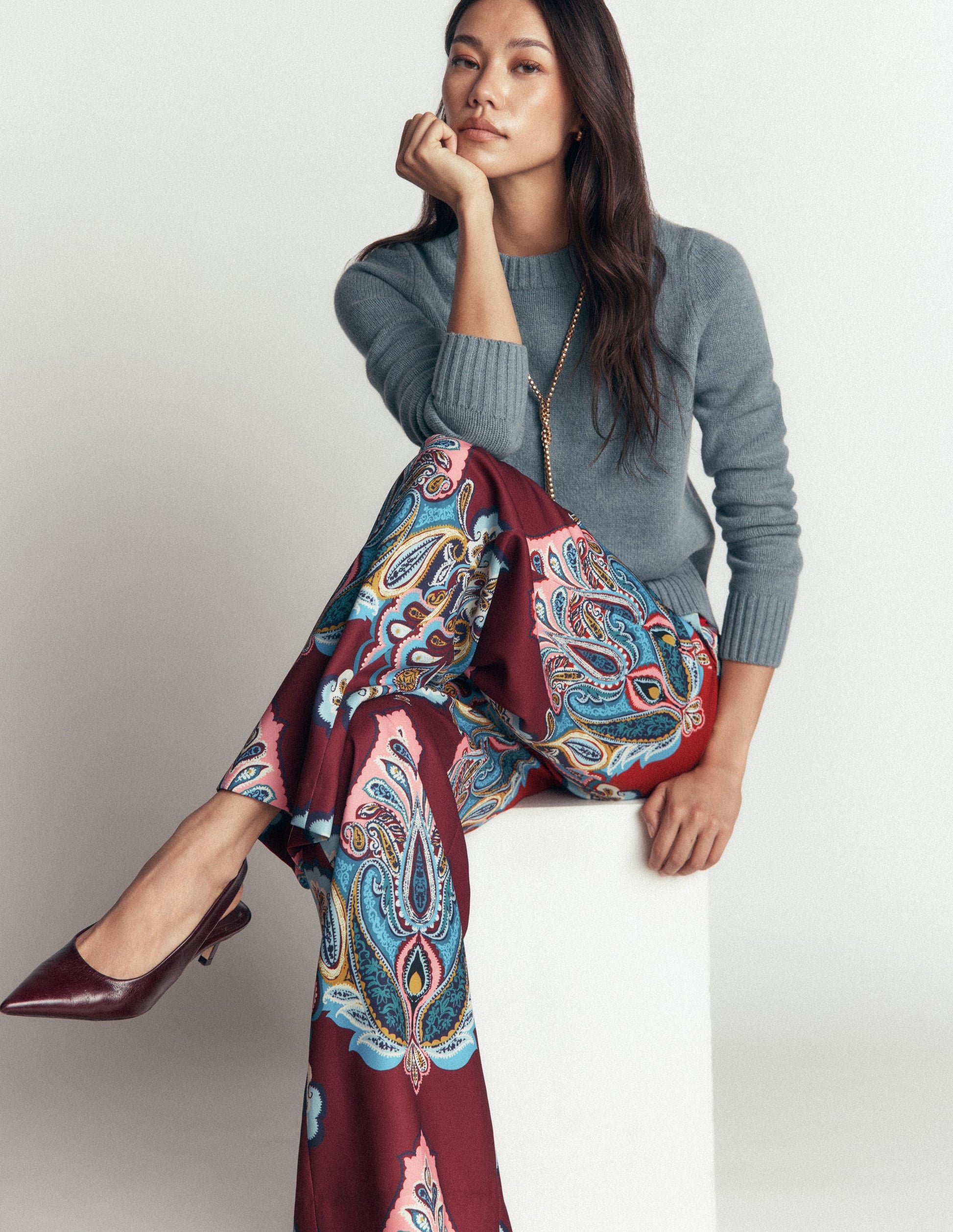 Belgravia Occasion Trousers-Multi, Popping Paisley-6