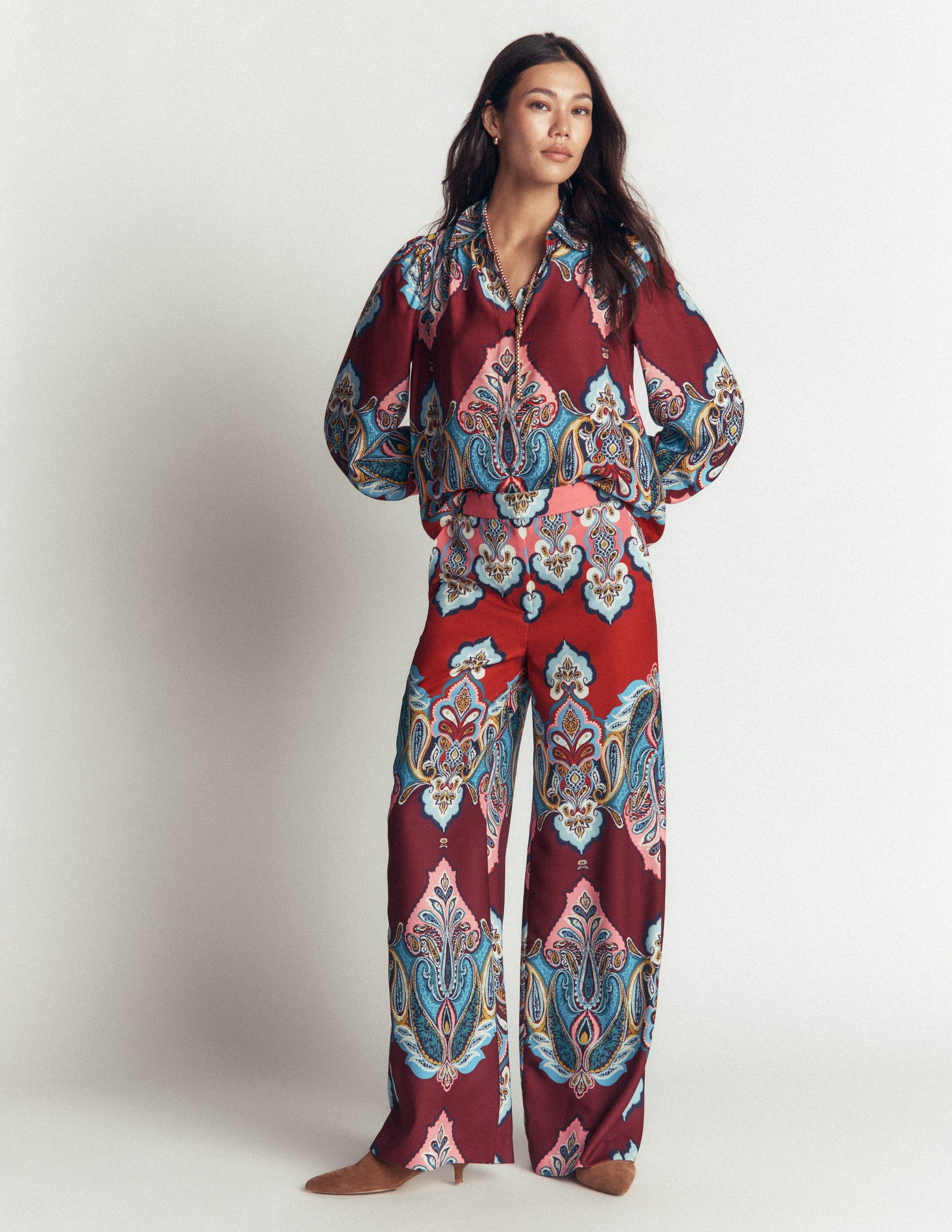 Belgravia Occasion Trousers-Multi, Popping Paisley-8