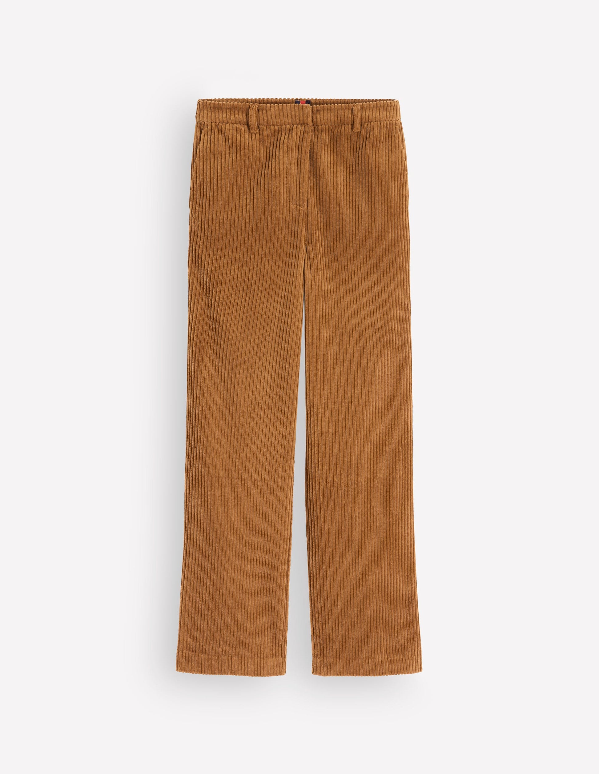 Fitzrovia Cord Column Trousers-Gingerbread-7
