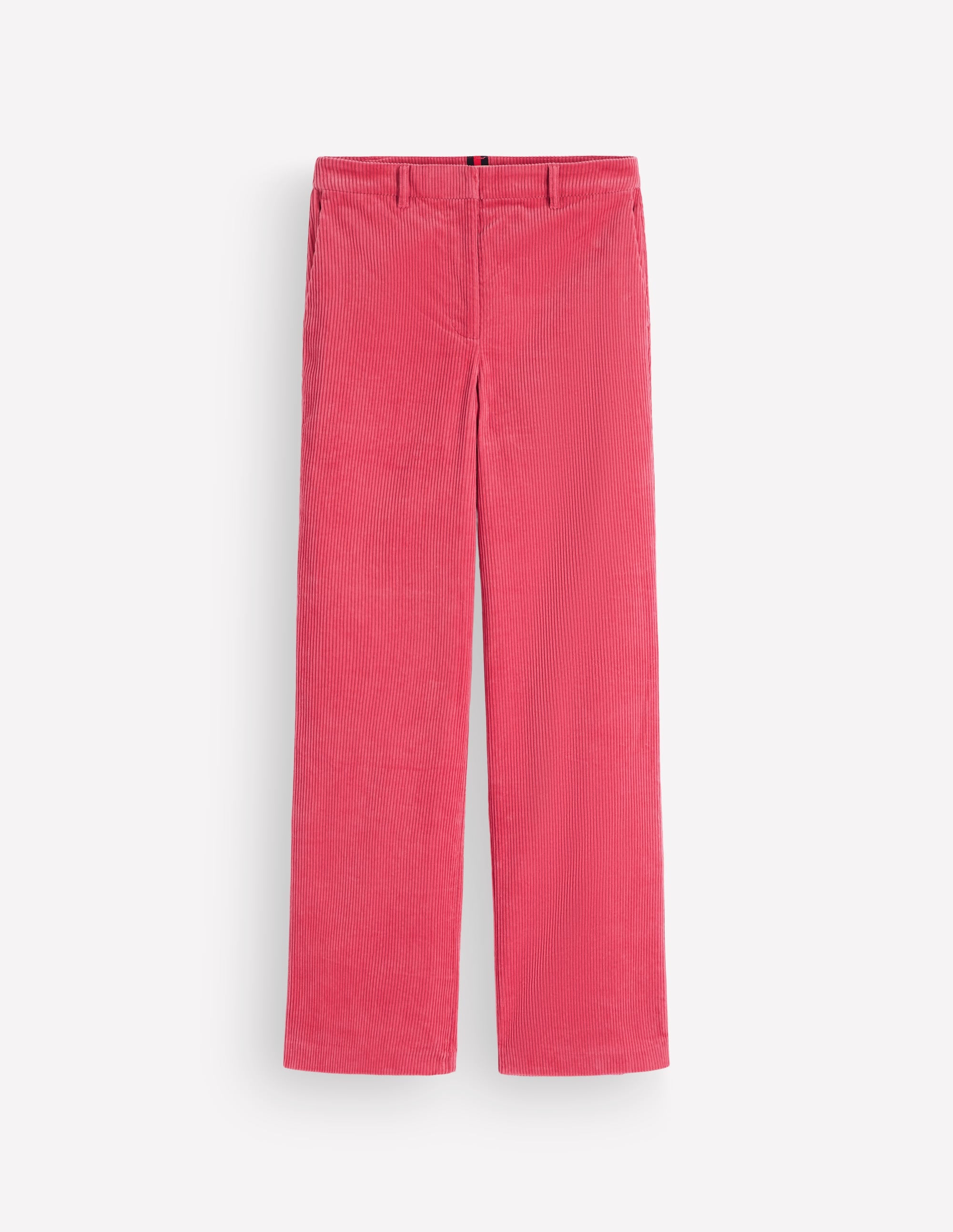 Fitzrovia Cord Column Trousers-Cherry Blush - Image 7
