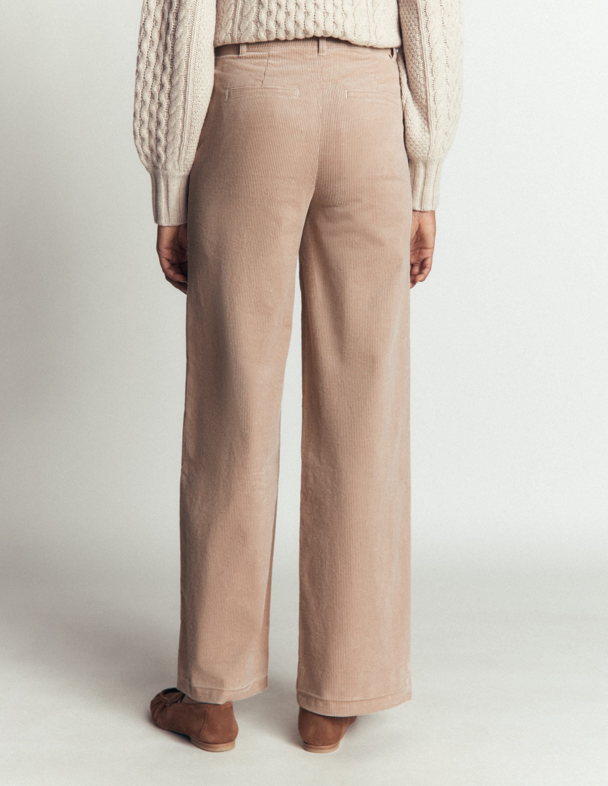 Belgravia Cord Trousers-Latte - Image 3