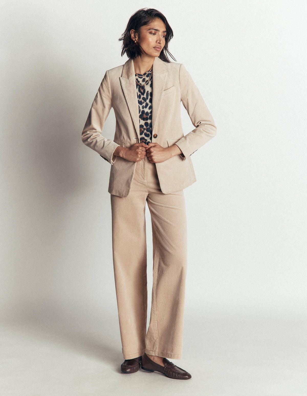 Belgravia Cord Trousers-Latte - Image 7