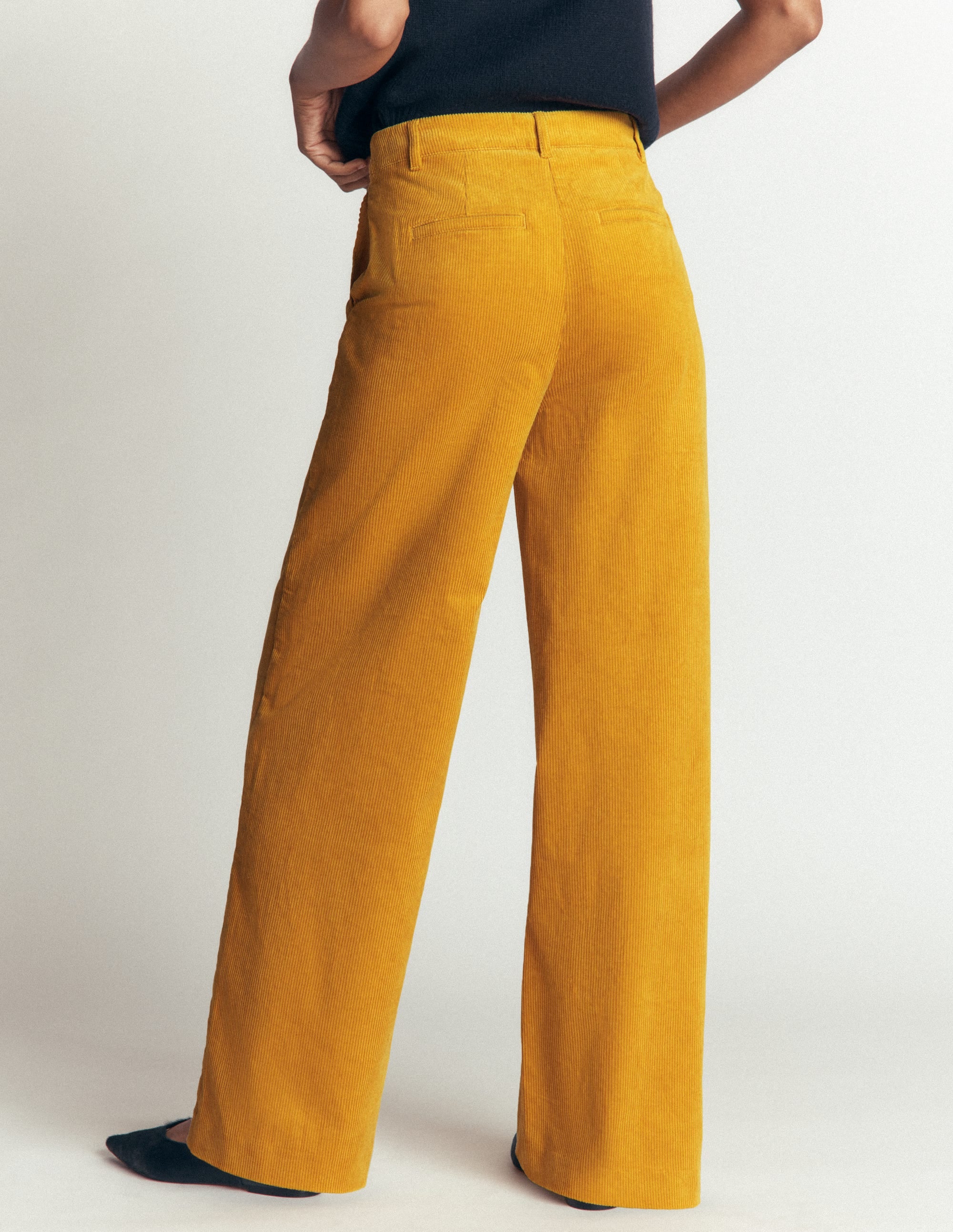 Belgravia Cord Trousers-Golden Rye - Image 4
