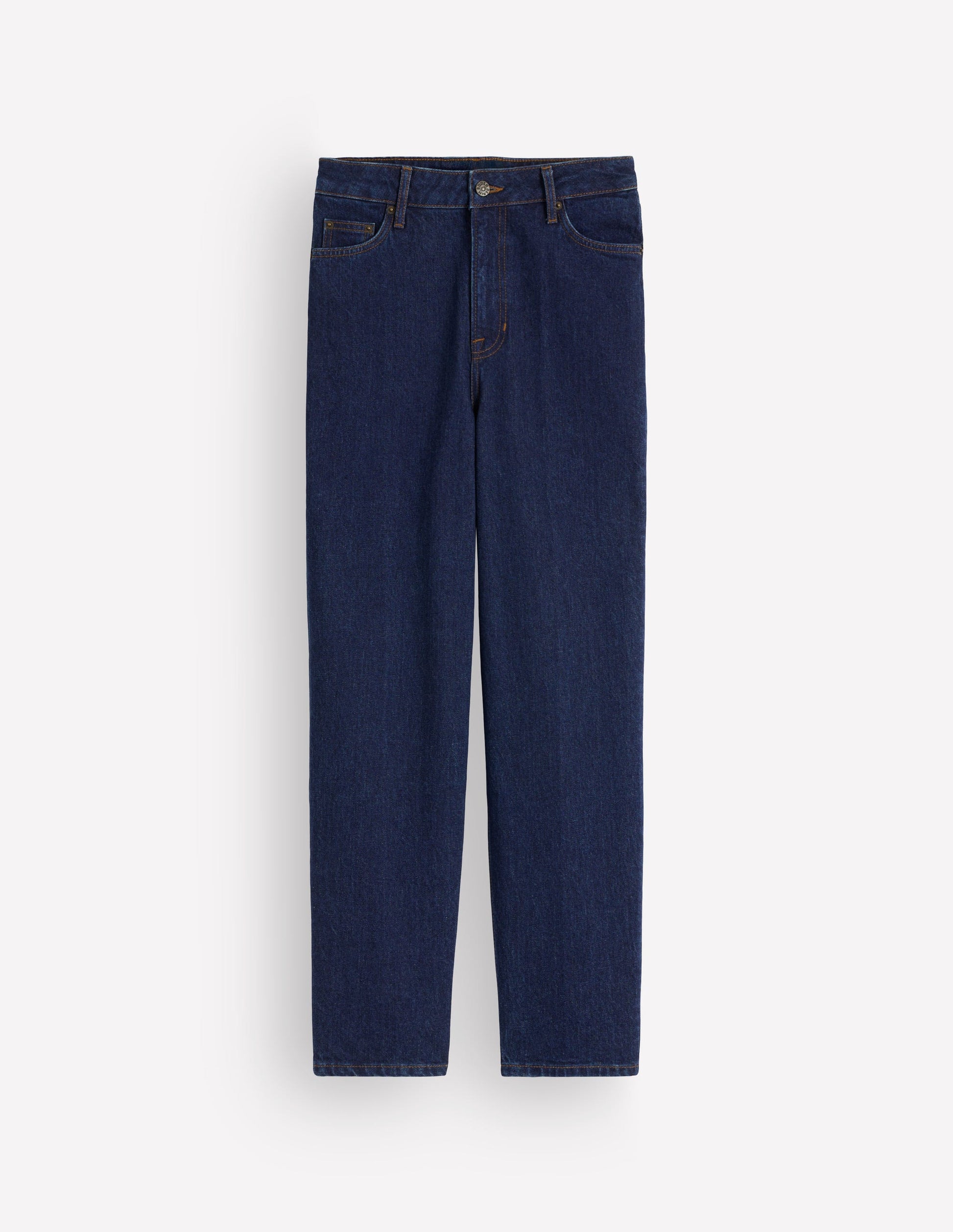 Tapered Leg Jeans-Indigo-6