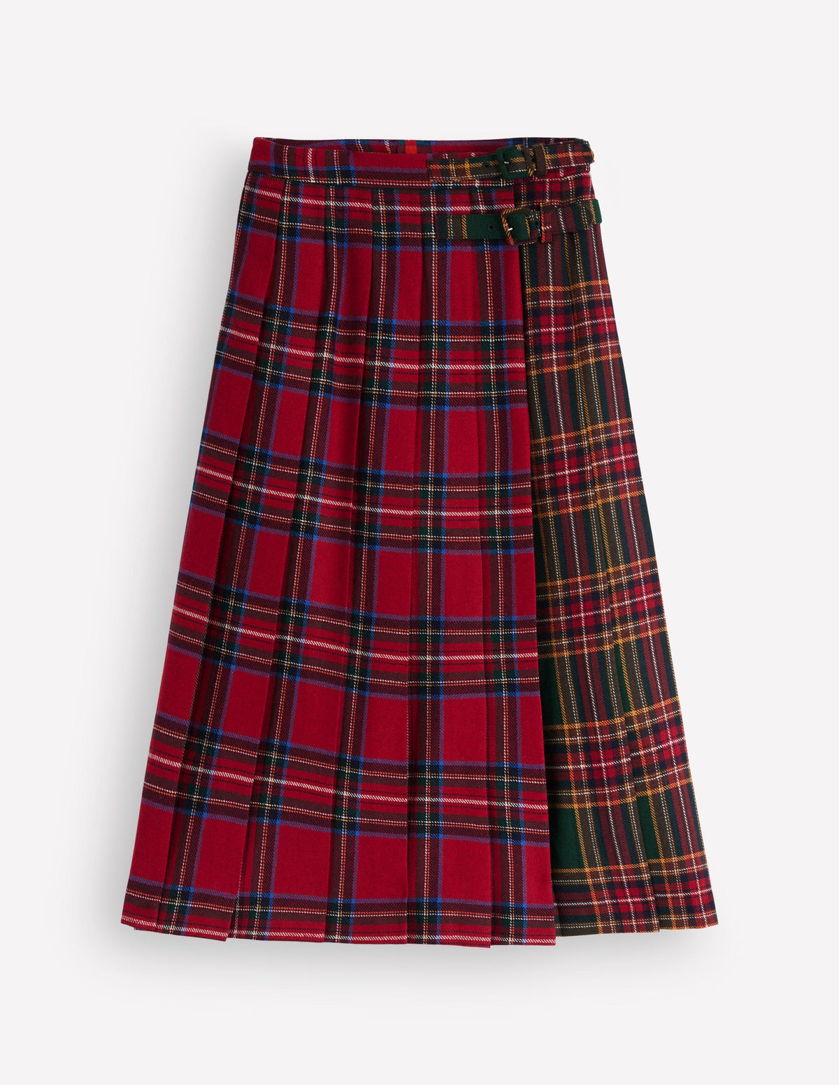 Pleated Midi Kilt-Hotch Check - Image 7