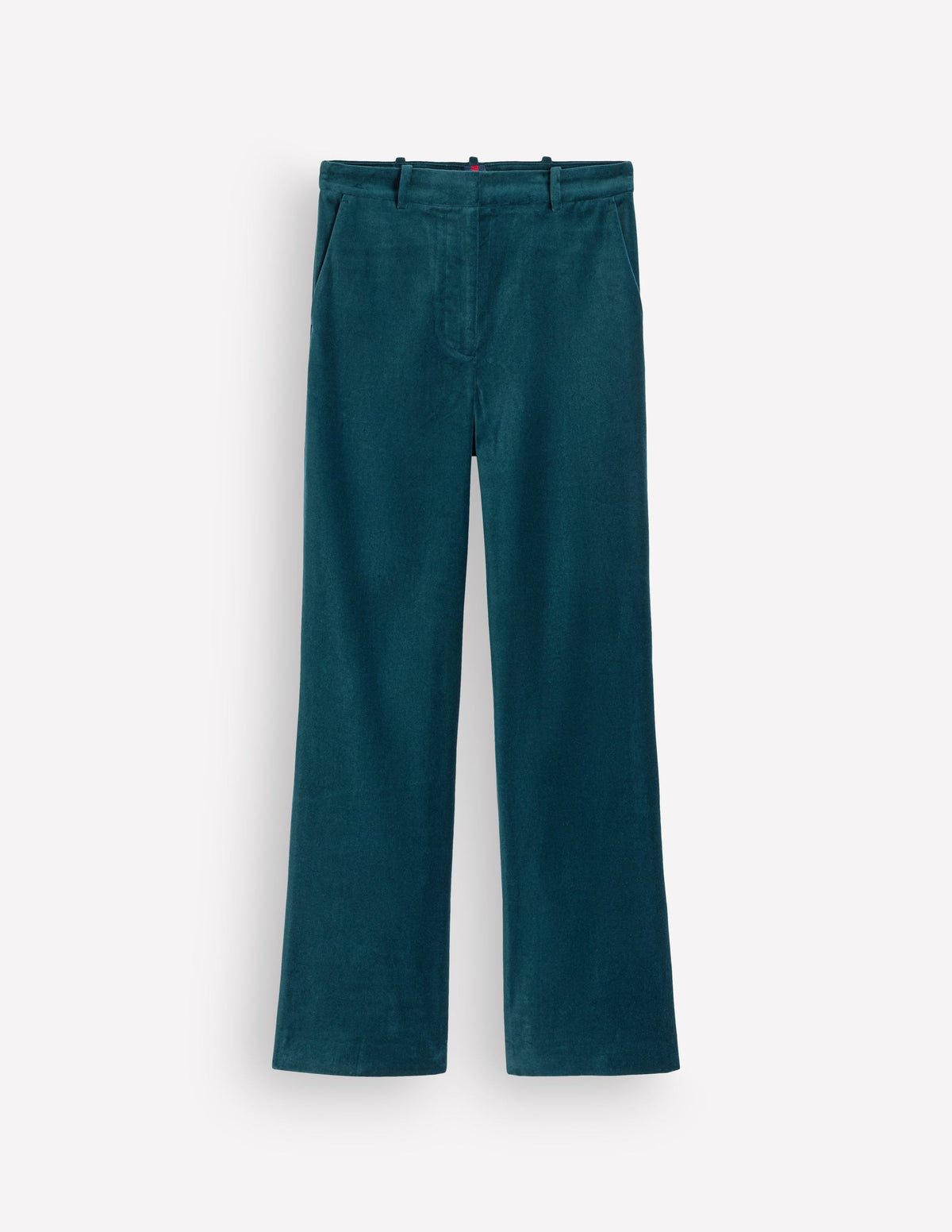 Fitzrovia Velvet Trousers-Teal Ocean - Image 6