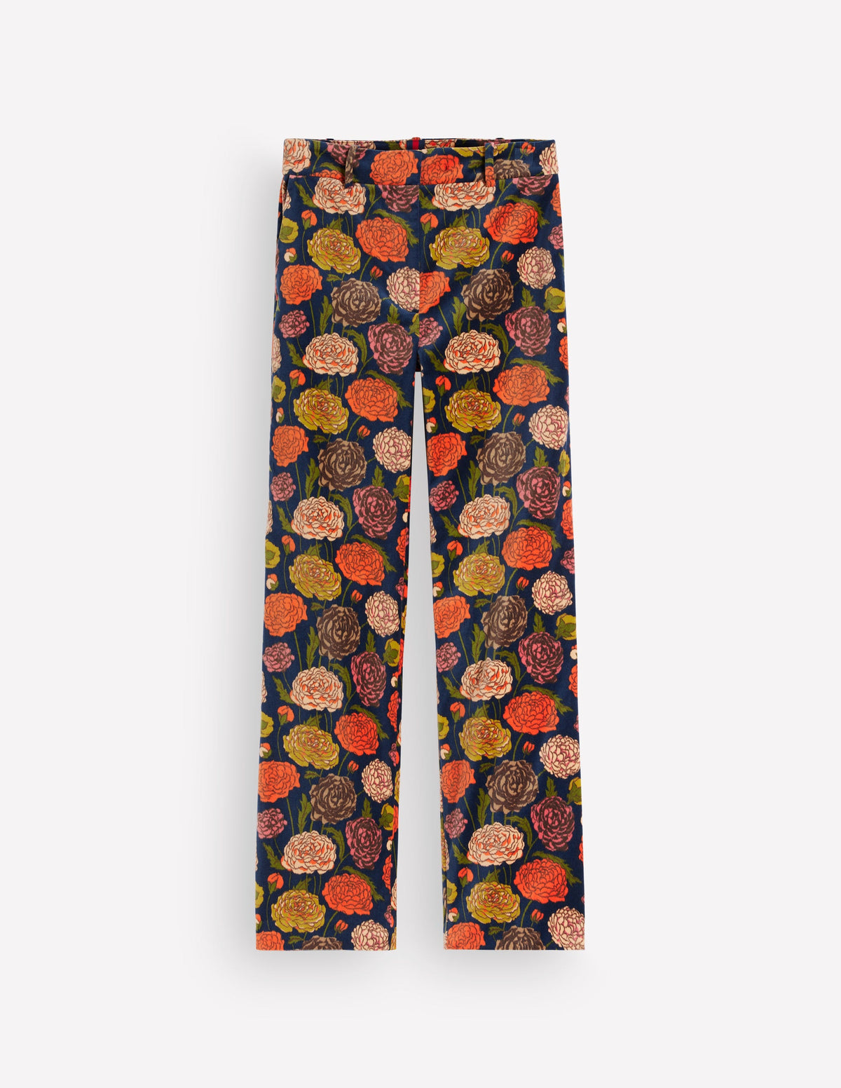 Canonbury Velvet Trousers-Floral Print - Image 9