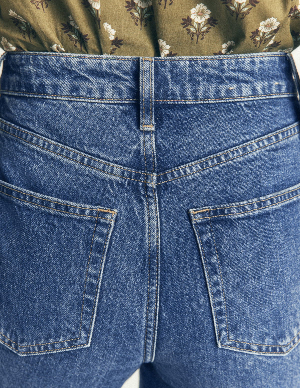 High Rise Slim Jeans-Mid Vintage-2