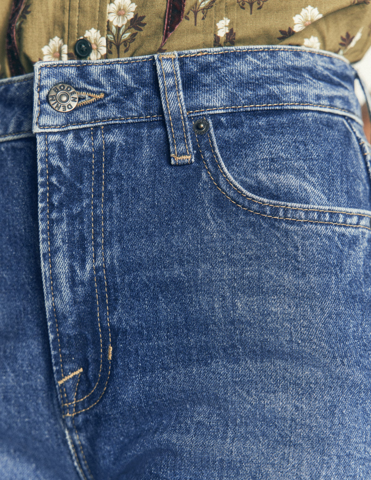 High Rise Slim Jeans-Mid Vintage - Image 5