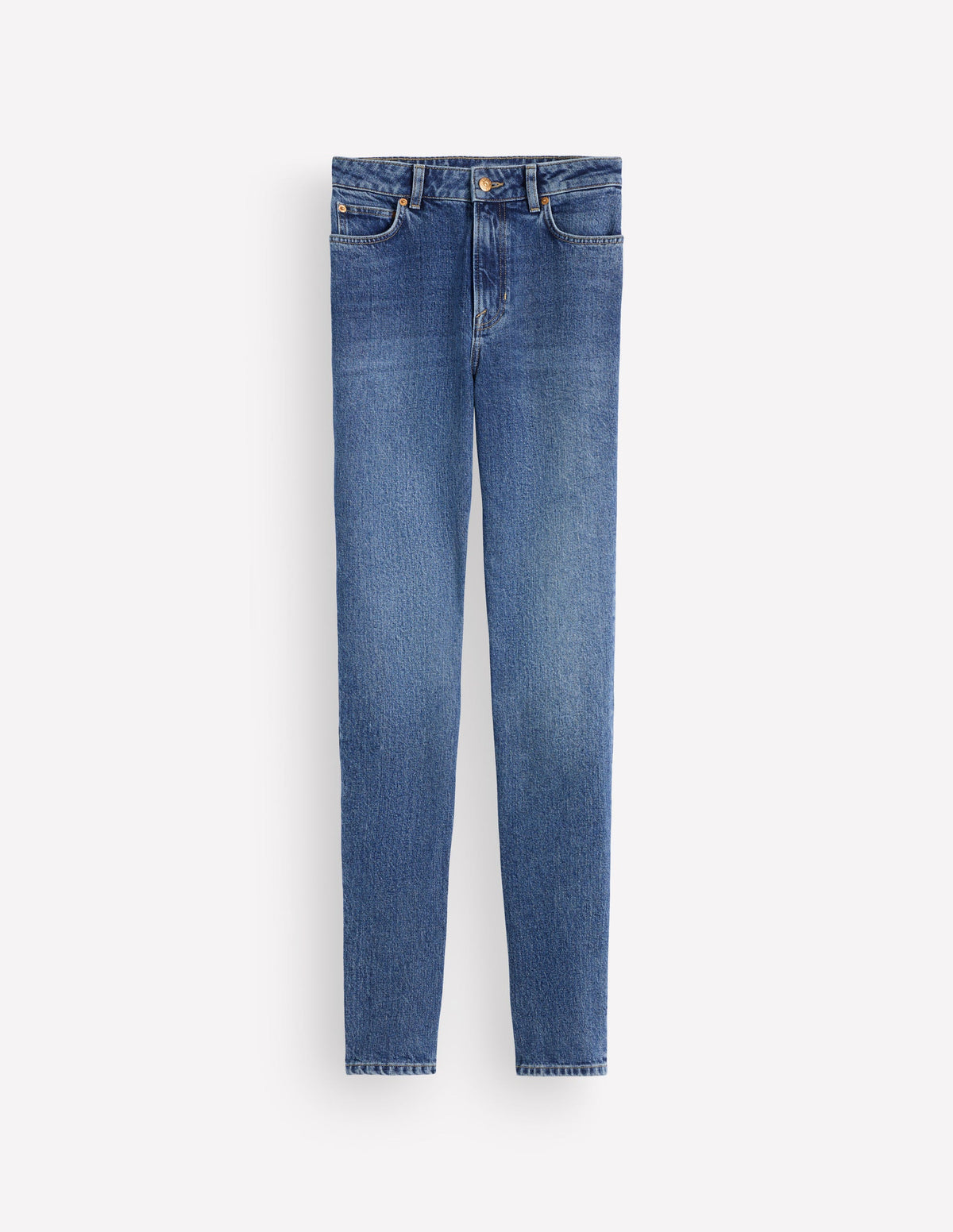 High Rise Slim Jeans-Mid Vintage-6