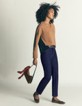 High Rise Slim Jeans-Indigo