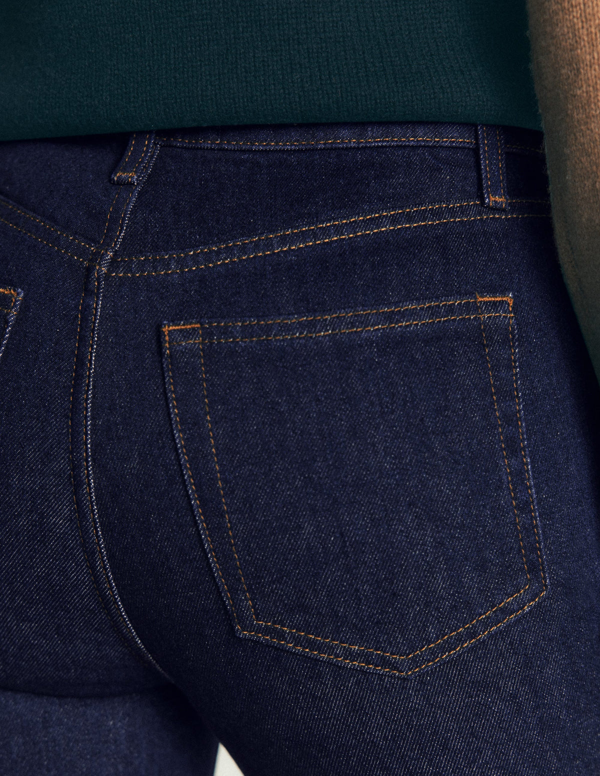High Rise Slim Jeans-Indigo - Image 5