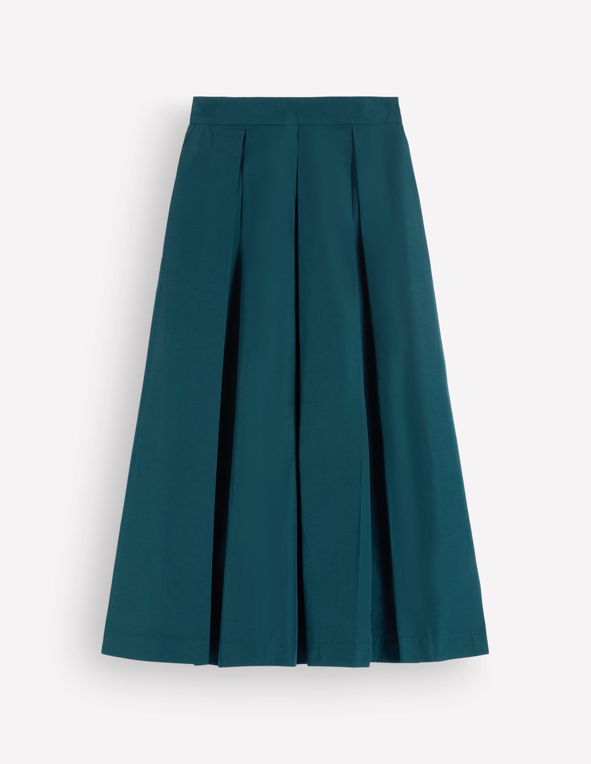 Verity Taffeta Midi Skirt-Teal Ocean-5