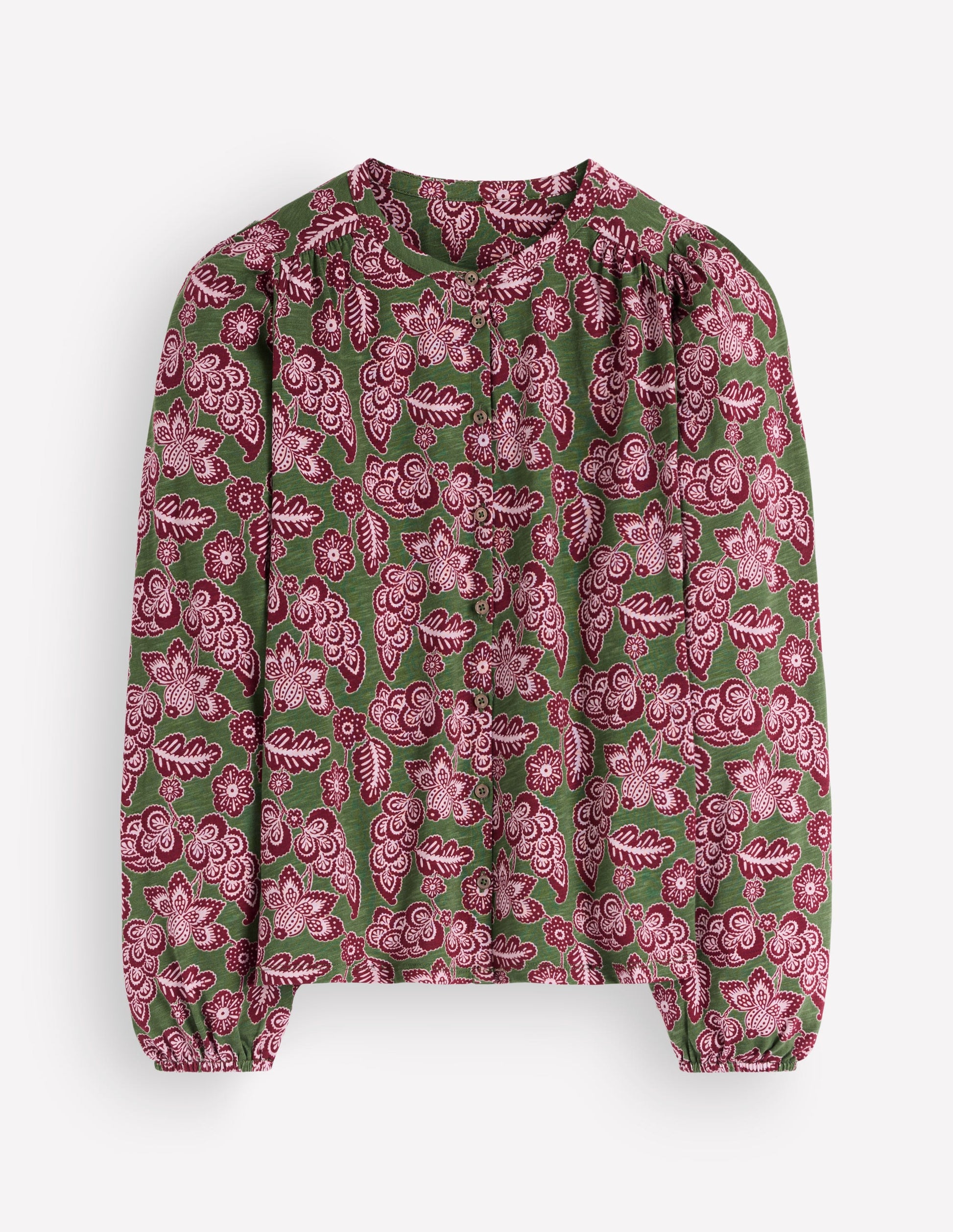 Ara Jersey Shirt-Chive, Tickled Meadows-6