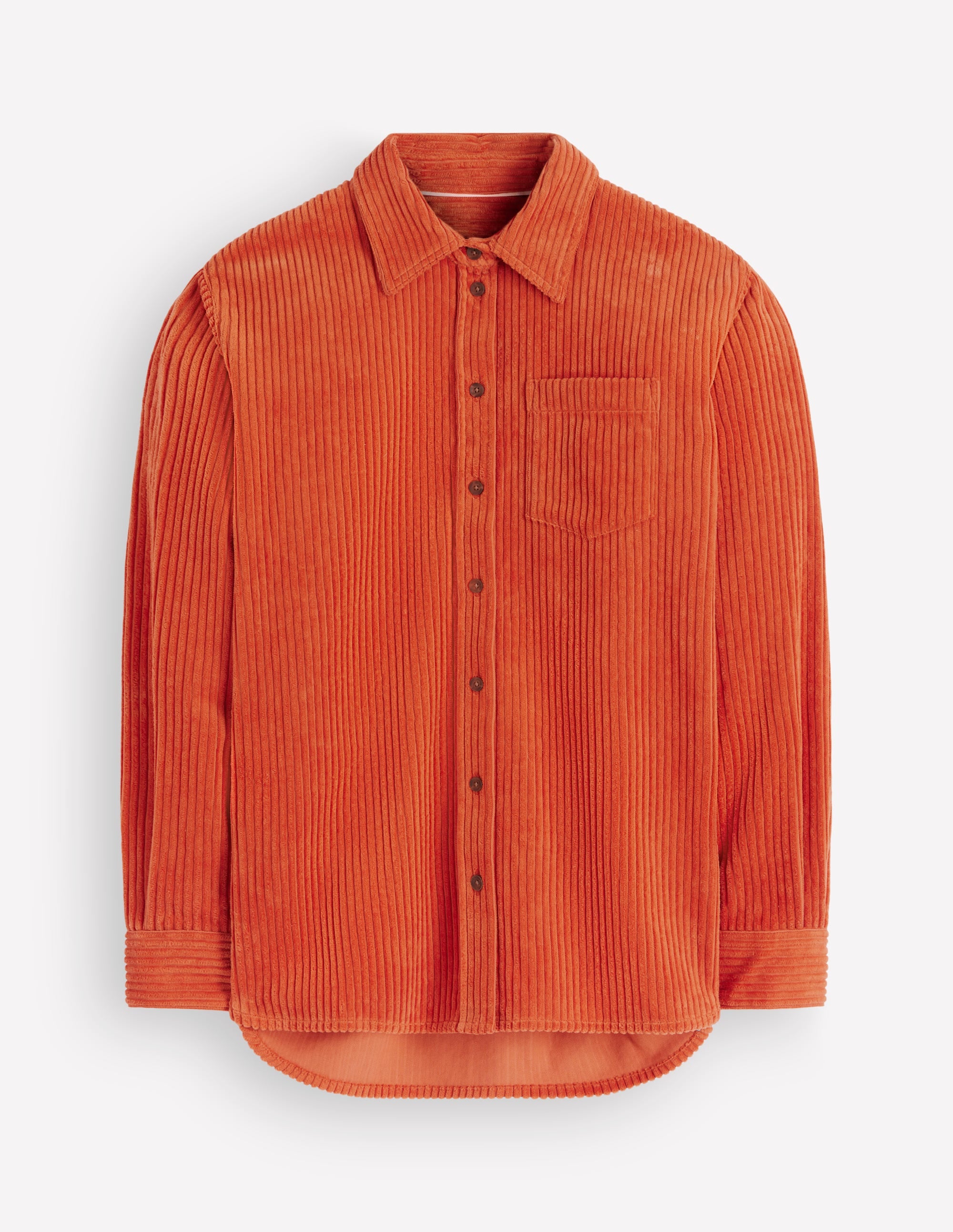 Sienna Relaxed Cord Shirt-Ginger - Image 6