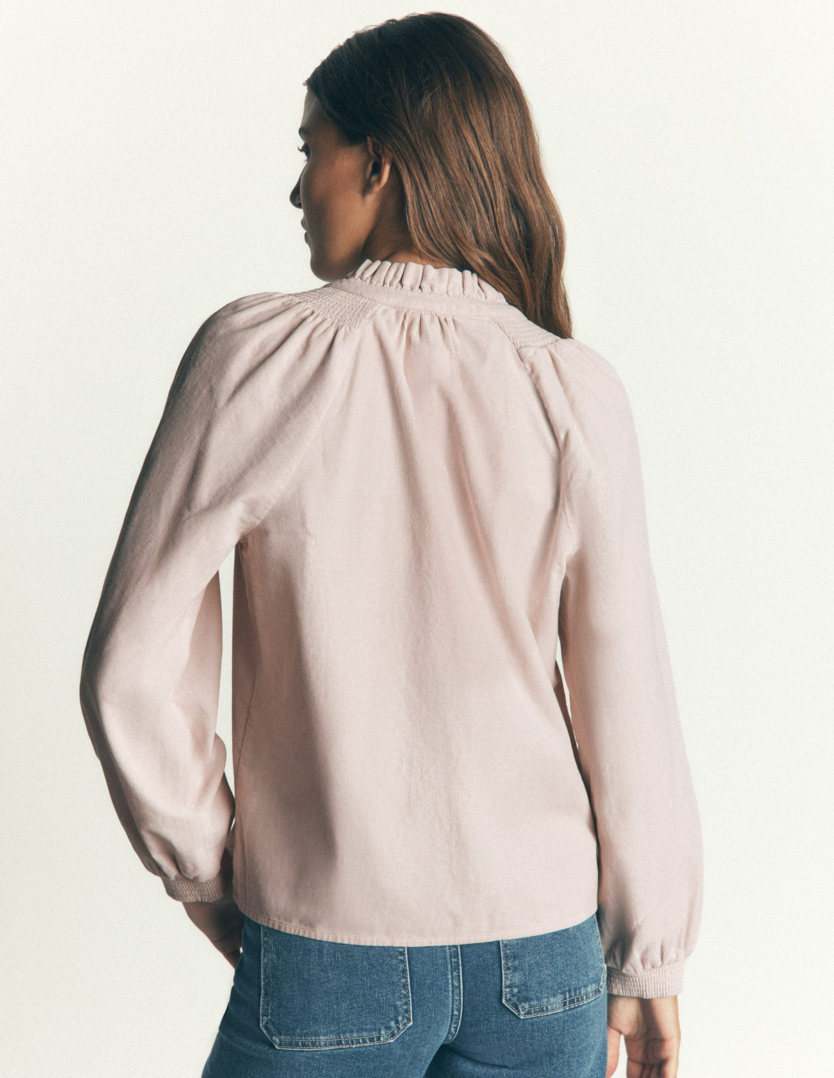 Erica Frill Cord Top-Almond Peach - Image 3