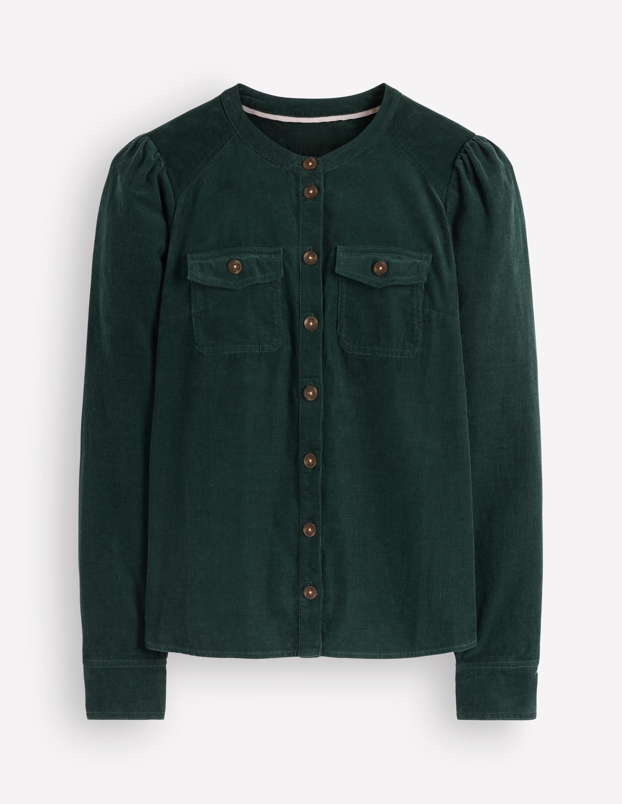 Thea Cord Shirt-Midnight Teal - Image 5